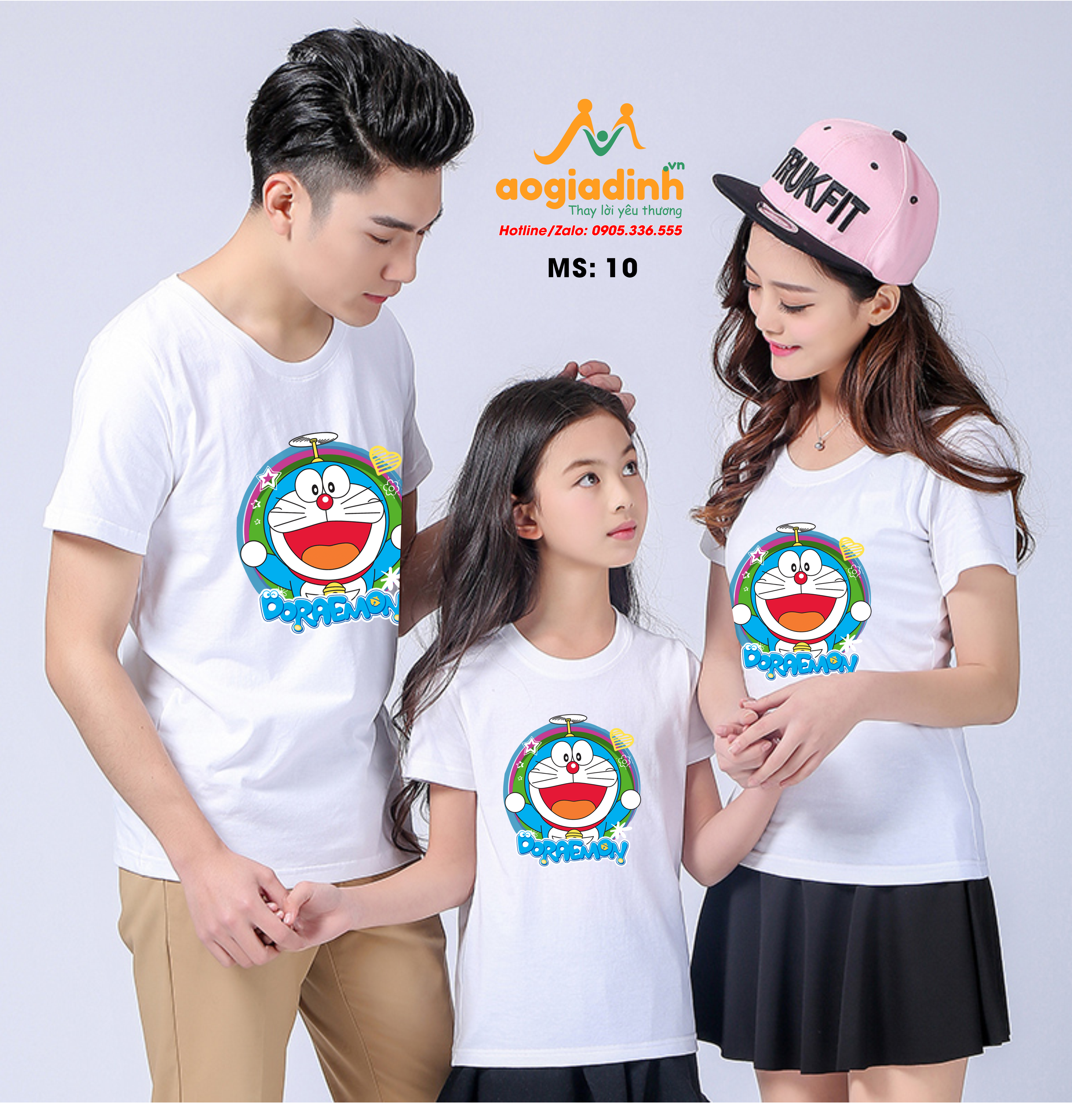 Áo gia đình Doraemon